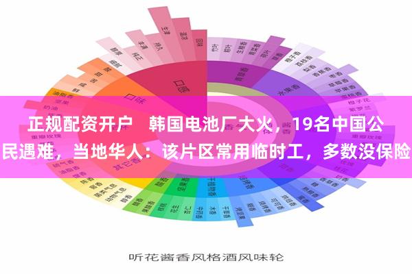 正规配资开户 韩国电池厂大火,19名中国公民遇难,当地华人:该片区常用临时工,多数没保险