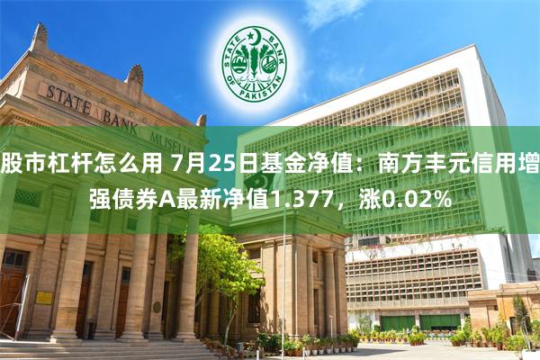 股市杠杆怎么用 7月25日基金净值:南方丰元信用增强债券A最新净值1.377,涨0.02%