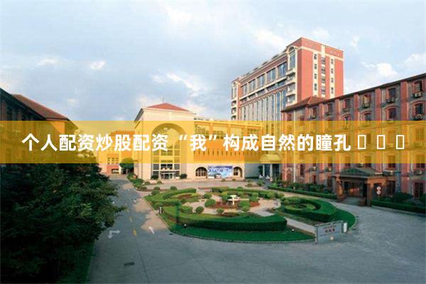 个人配资炒股配资 “我”构成自然的瞳孔 ​​​